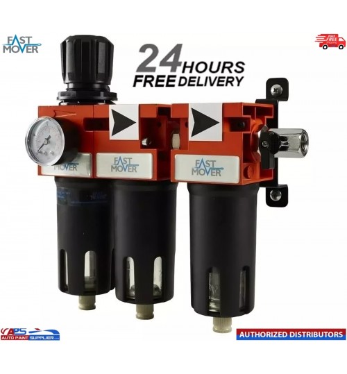 FAST MOVER TOOLS 3 STAGE BREATHING AIR FILTER REGULATOR UNIT PART: FMT3003